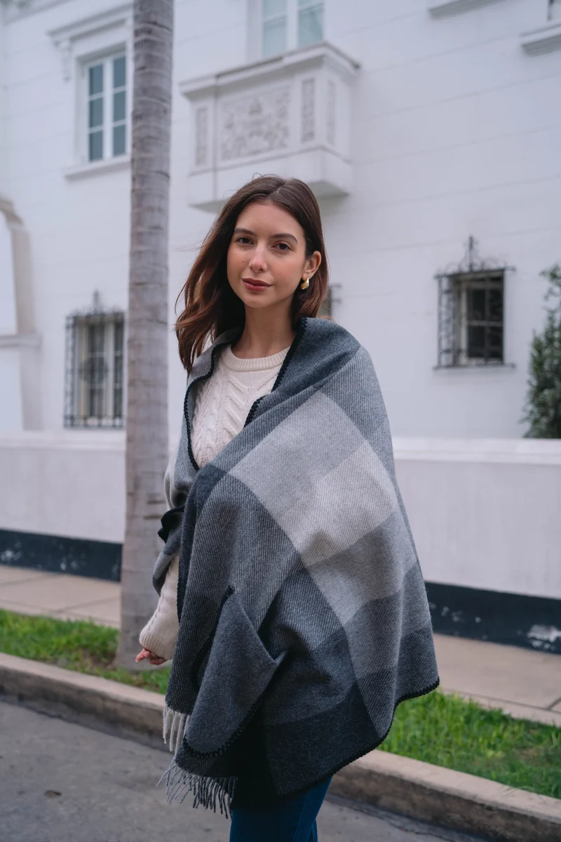 SHAWL "ZENITH" - BABY ALPACA