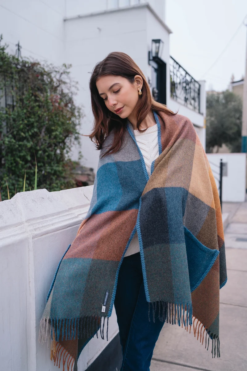 SHAWL "COSMIC" - BABY ALPACA