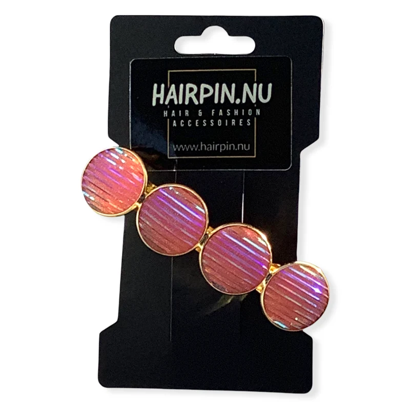Haarspeld Color Hairclip shine pink XL-0115.26