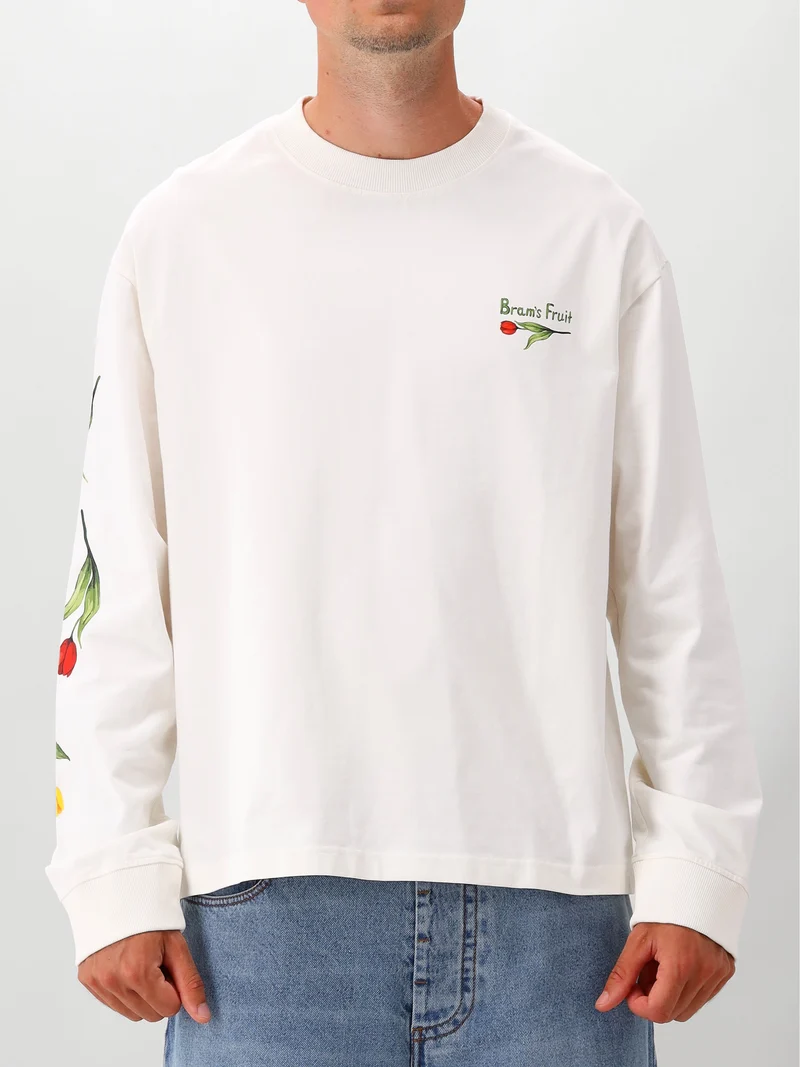 Bram's Fruit Longsleeve Wit Flora 2.0