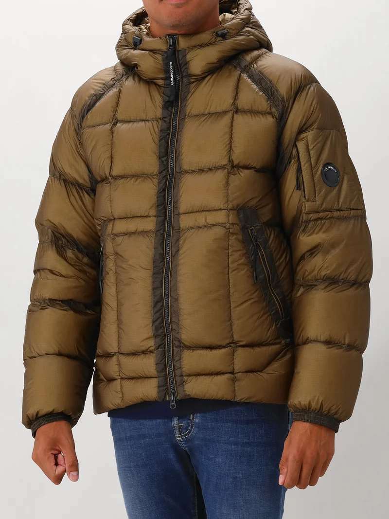 C.P. Company Jas Groen/Bruin Medium Jacket In DD-Shel