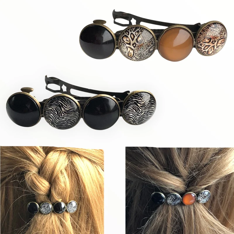 Voordeelset Color Hairclips set 2 haarspelden XL