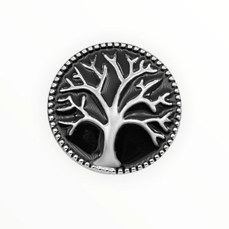 Metal Hairpin click / chunk button 094