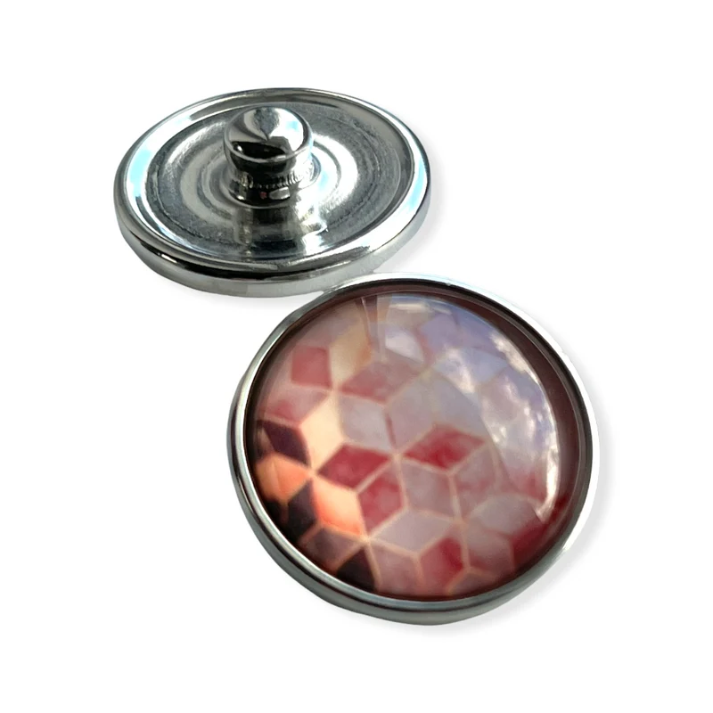 Metal Hairpin click / chunk button 095.