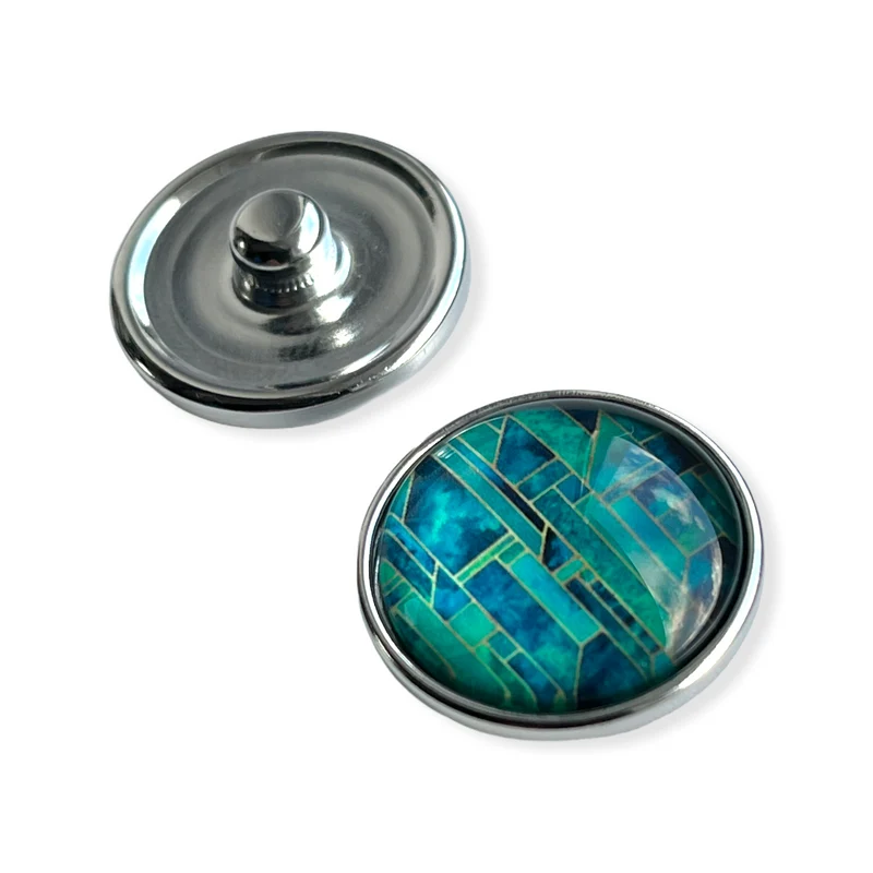 Metal Hairpin click / chunk button 076.