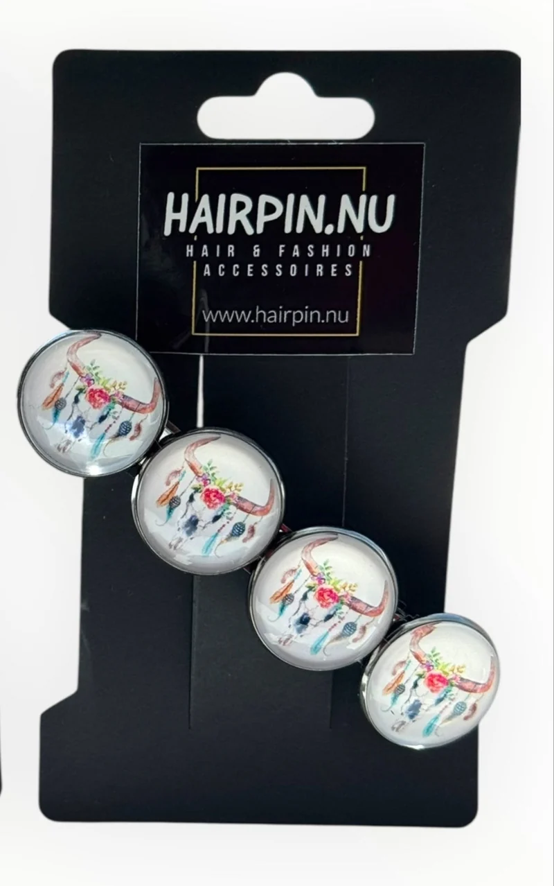 Color Hairclip haarspeld Ibiza boho style XL-067.25