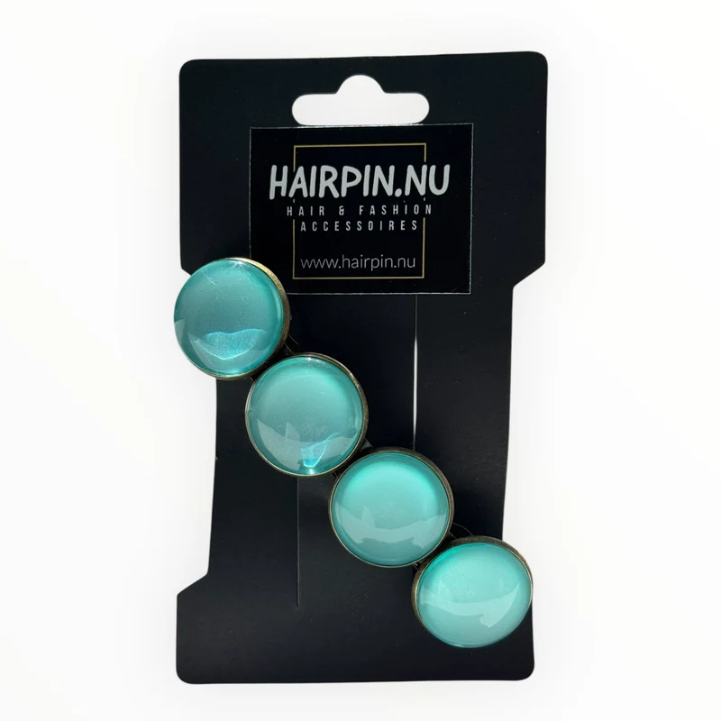Color Hairclip haarspeld Ibiza zeeblauw XL-062.25