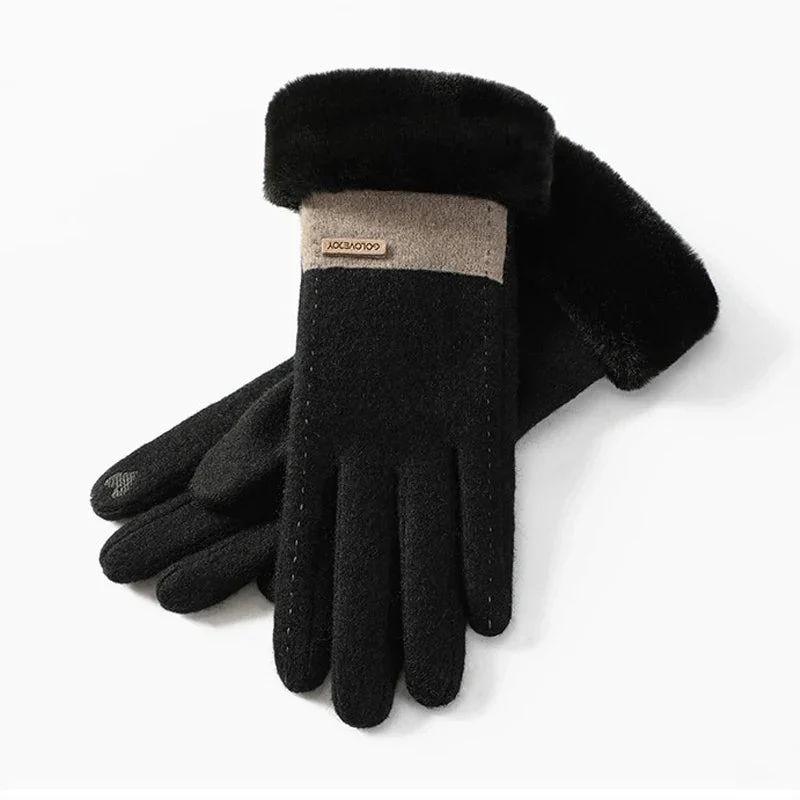 Dames Handschoenen Pluche Elastisch Comfortabel