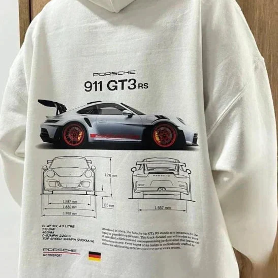 Heren Oversized Hoodie Sportieve Stijl Katoenmix