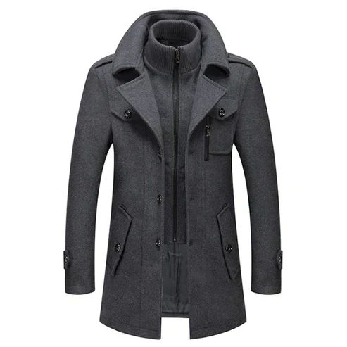 Heren Winterjas Luxe Stijlvol Polyester voor Koud Weer