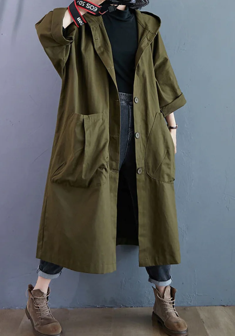 Dames Lange Winterjas Stijlvol Warm Hoogwaardig Materiaal