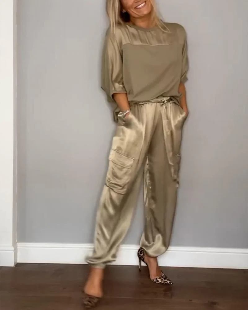 Vrouwen Set Elegante Stijl Hoogwaardige Stoffen