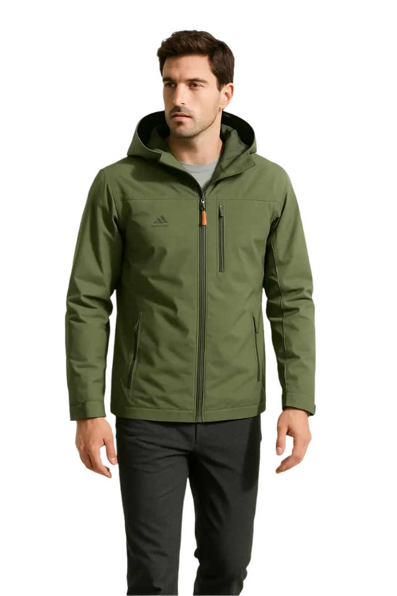 Heren Outdoorjas Water- en Winddicht Casual Stijl