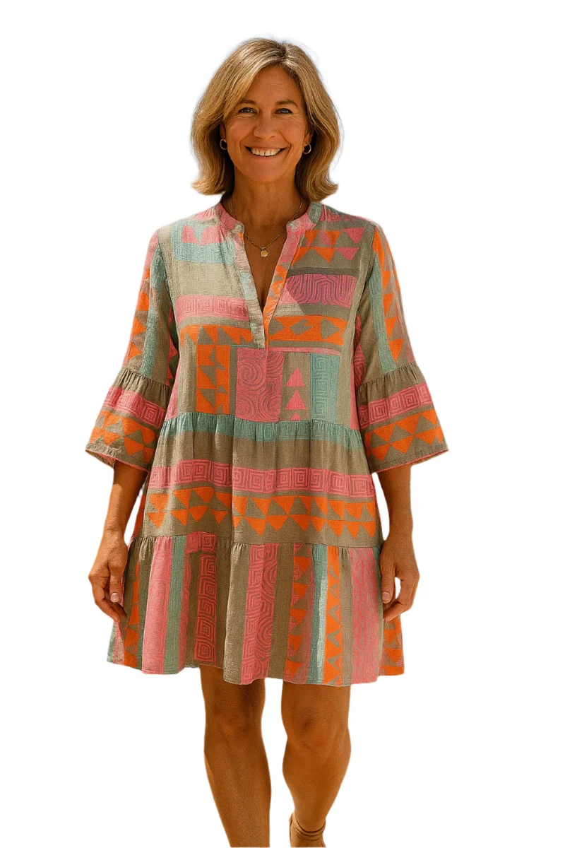 Vrouwen Tuniek Jurk Bohemian Ibiza Stijl