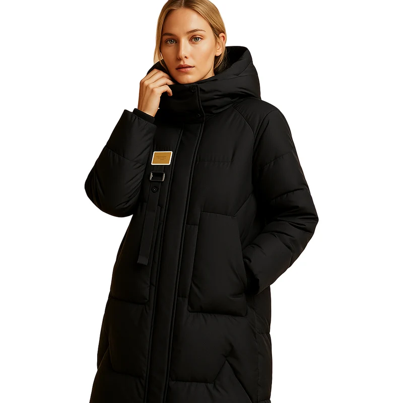 Dames Wintermantel Met Pockets Stijlvol Ontwerp