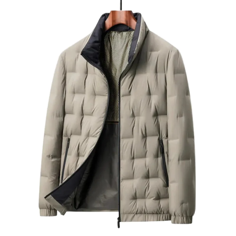 Heren All-Weather Jacket Met Minimalistisch Ontwerp