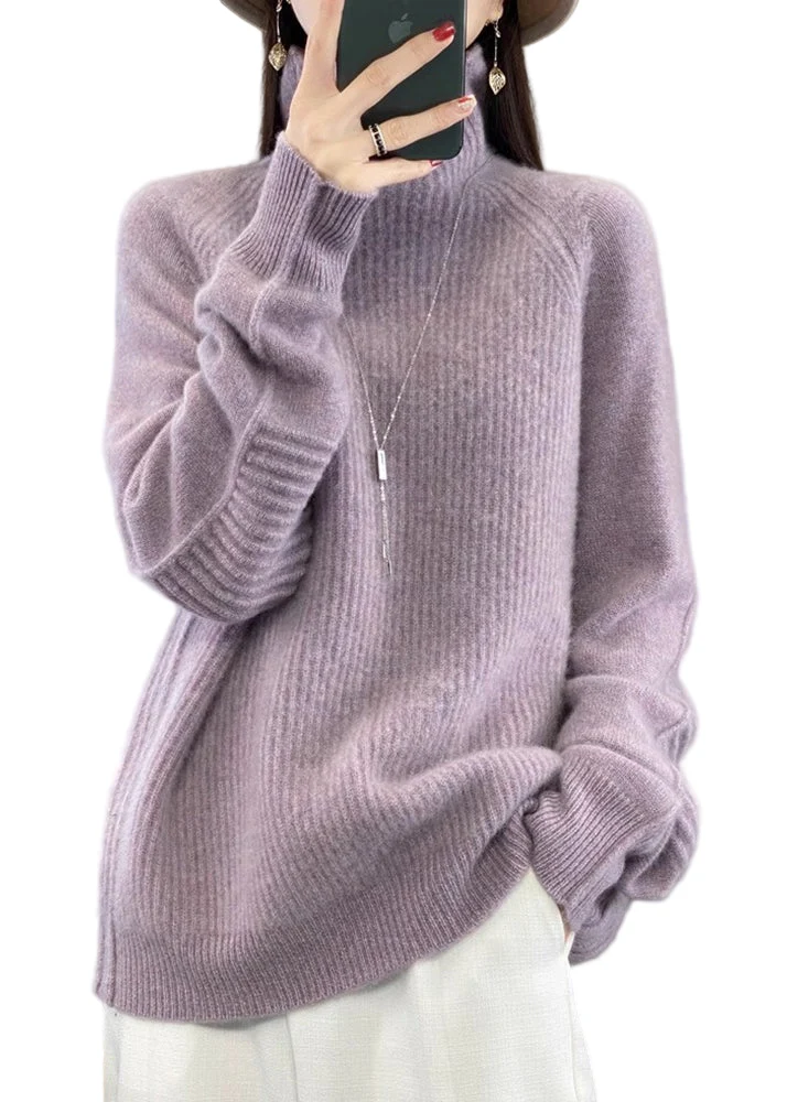 Dames Turtleneck Trui Losse Pasvorm