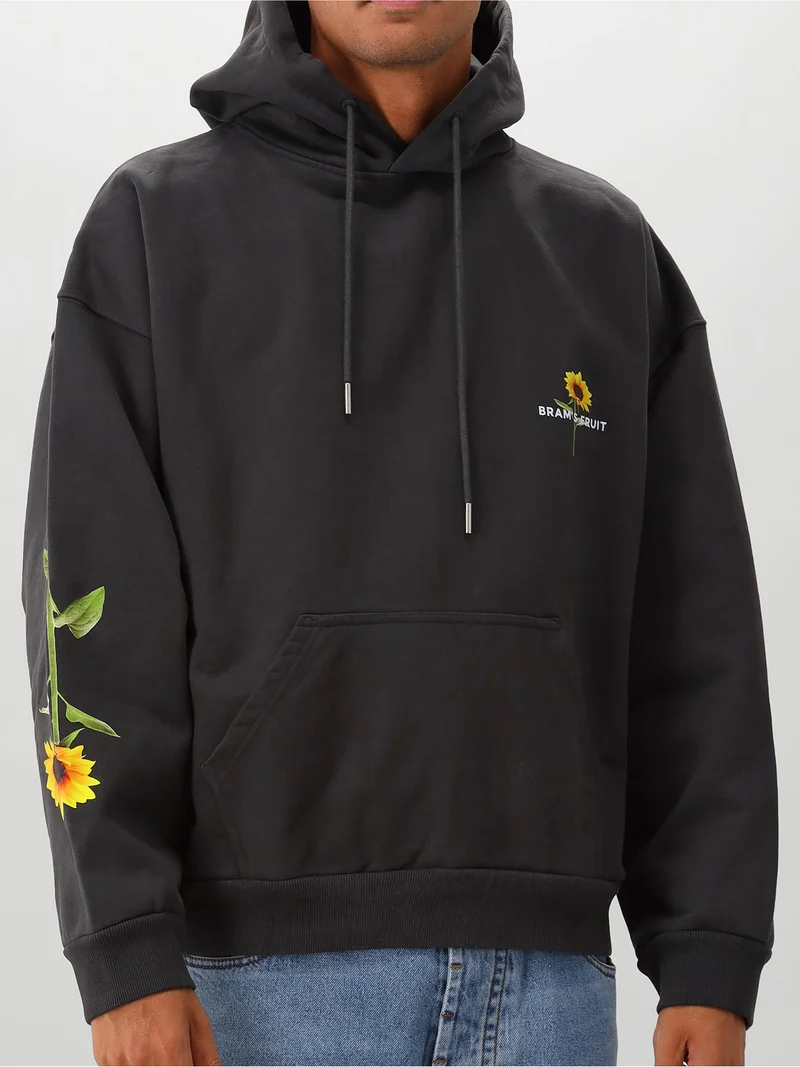 Brams Fruit Hoodie Zwart Sunflower