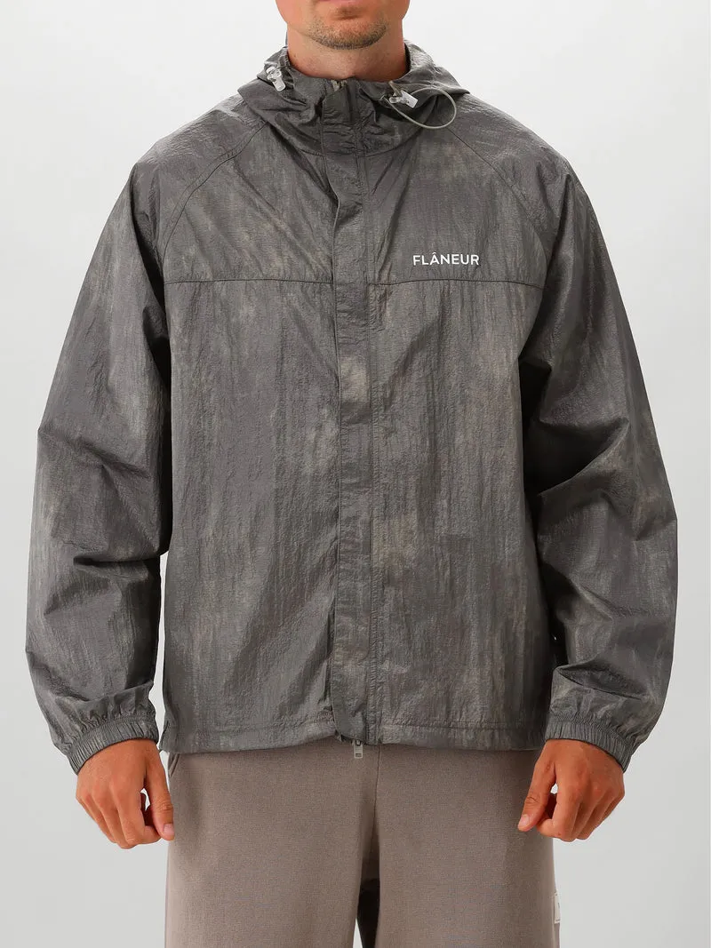 Flâneur Jas Grijs Turtle Nylon