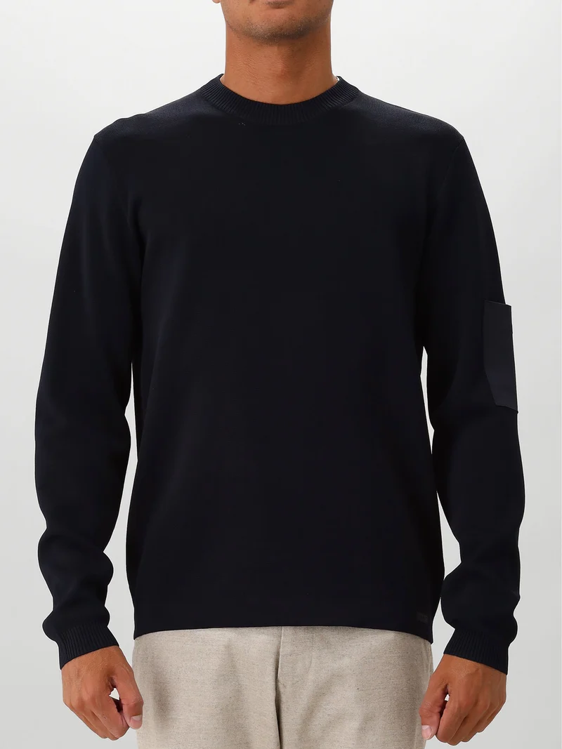Genti Knitwear Round Blauw