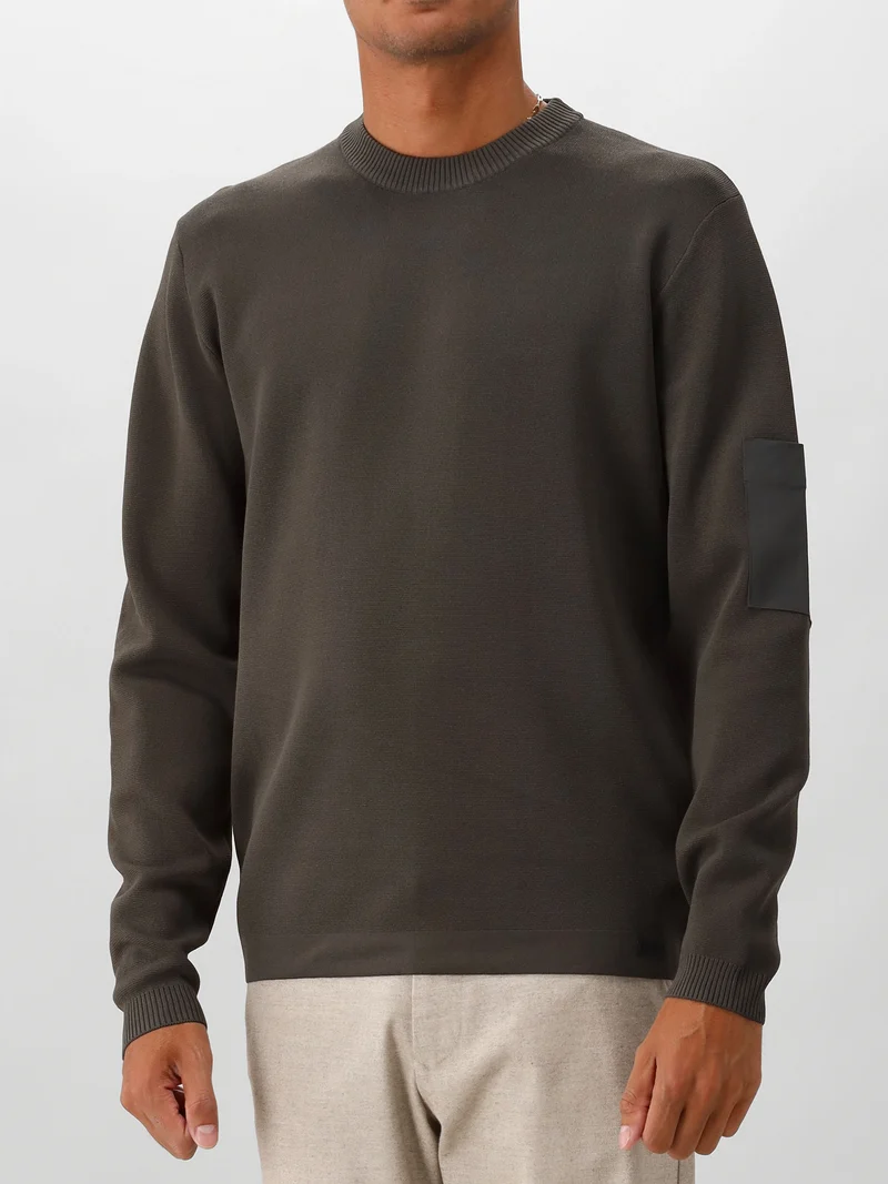 Genti Knitwear Round Groen