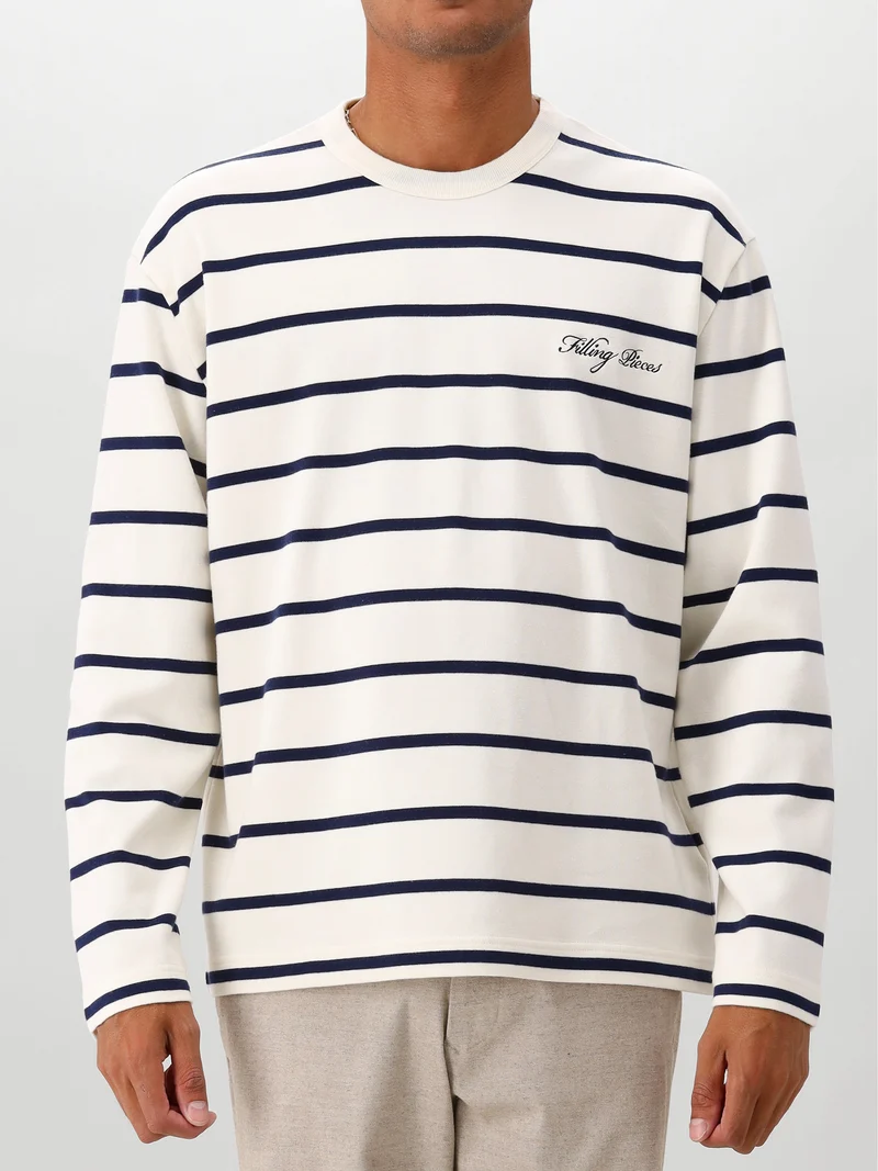Filling Pieces Longsleeve Wit Striped