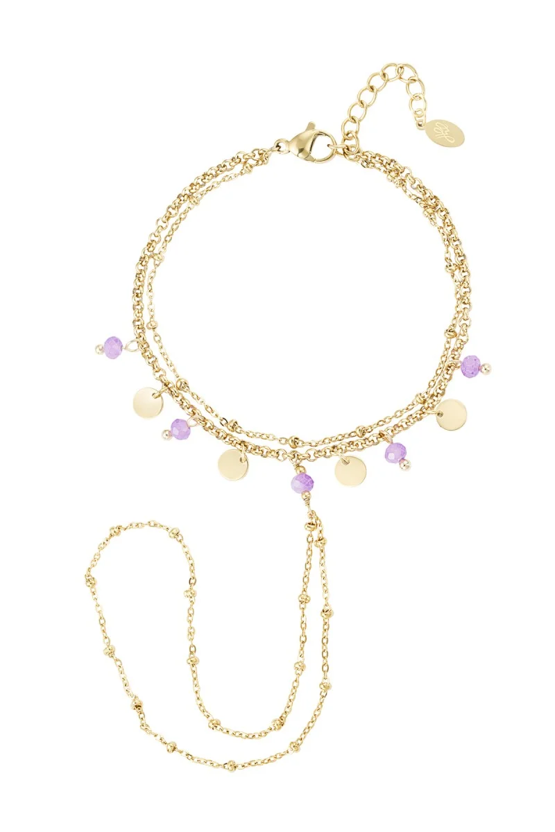 Hand Chain | Purple Rain