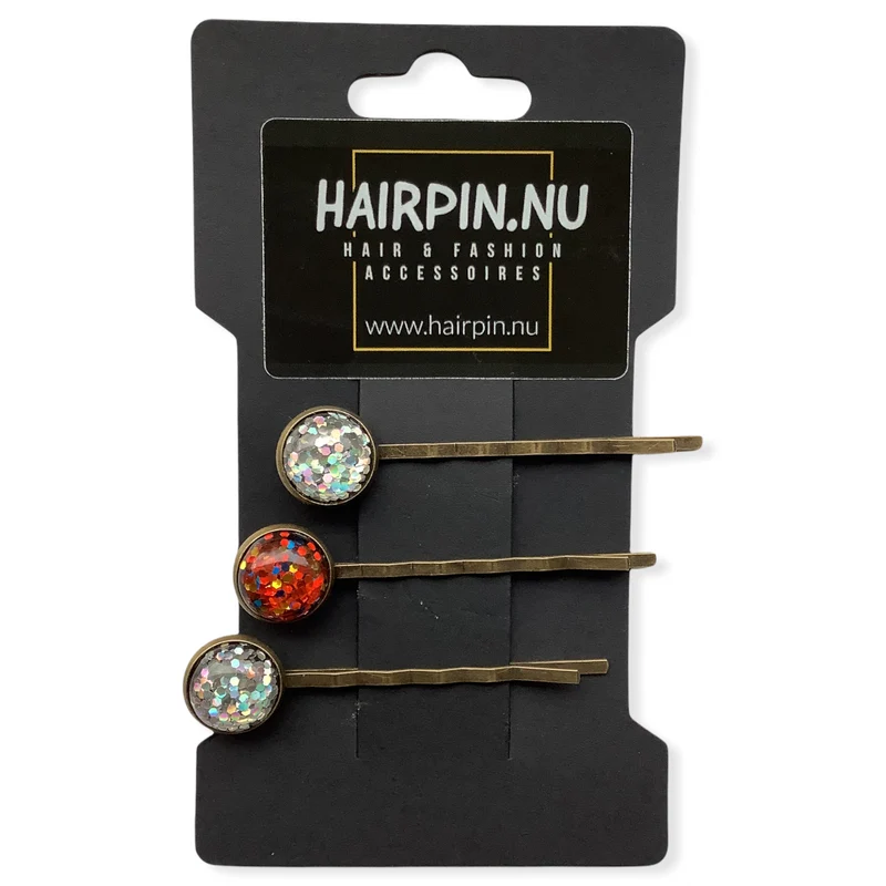 Schuifspeldjes Color Hairclip 3 stuks
