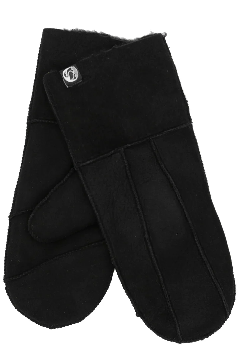 Sheepskin Gloves Black