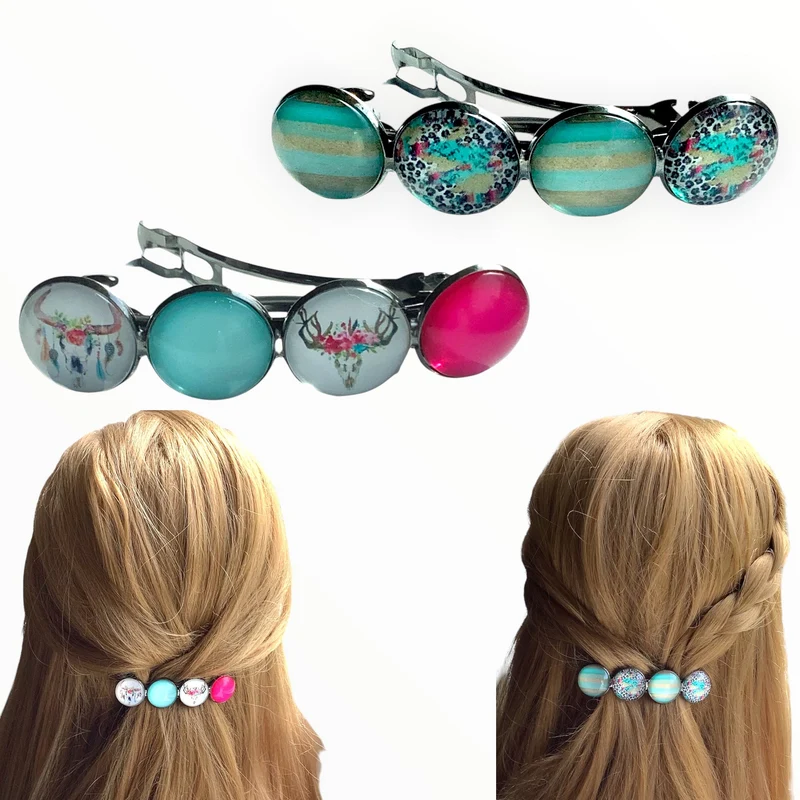 Voordeelset Color Hairclips set 2 stuks XL