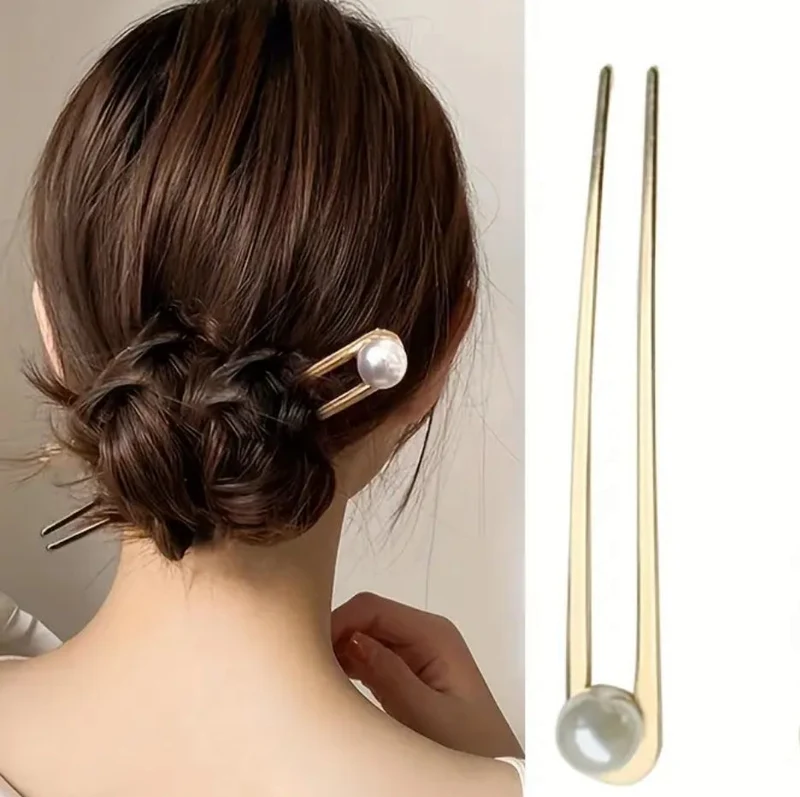 Hairpin Hairstick EASY Pearl - de ideale haarspeld voor lang haar!