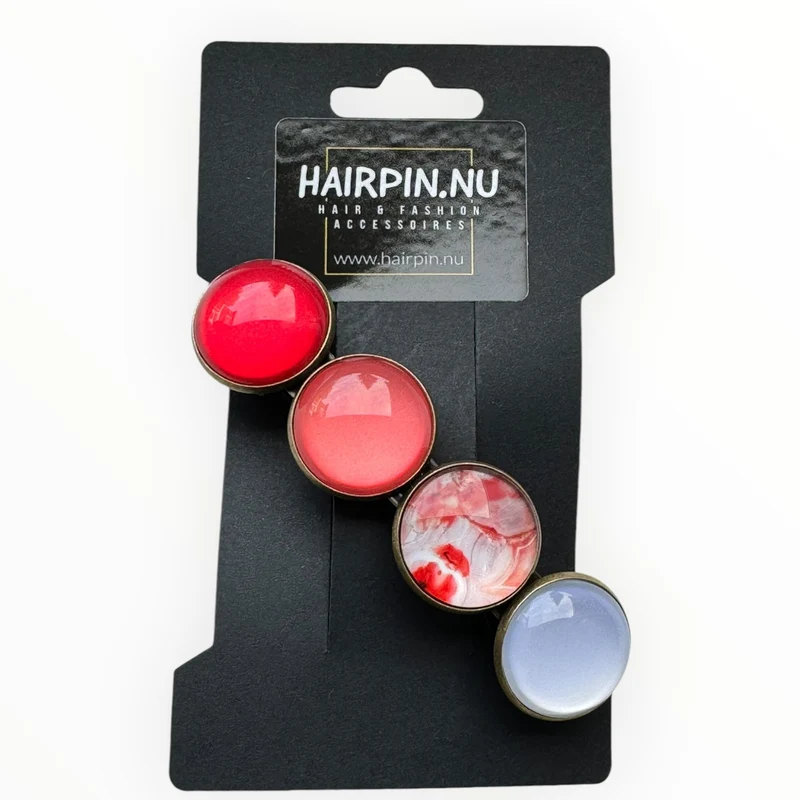 Color Hairclip haarspeld happy prints XL-083.25