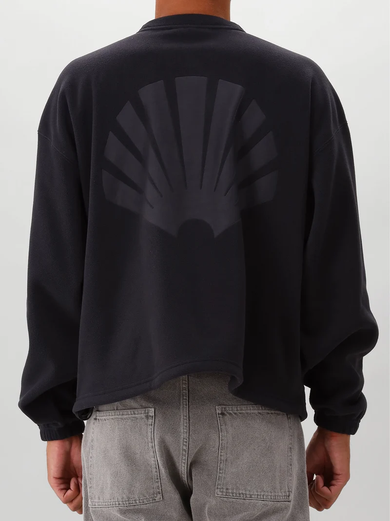 New Amsterdam Sweater Zwart Fleece