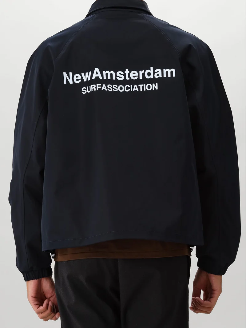 New Amsterdam Overshirt Blauw Coach Jacket