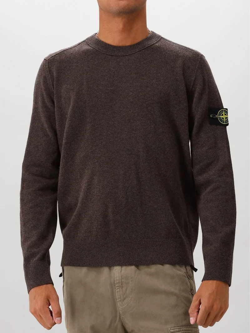 Stone Island Gebreide Trui Bruin