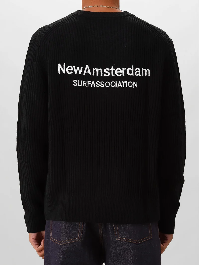 New Amsterdam Gebreide Trui Zwart