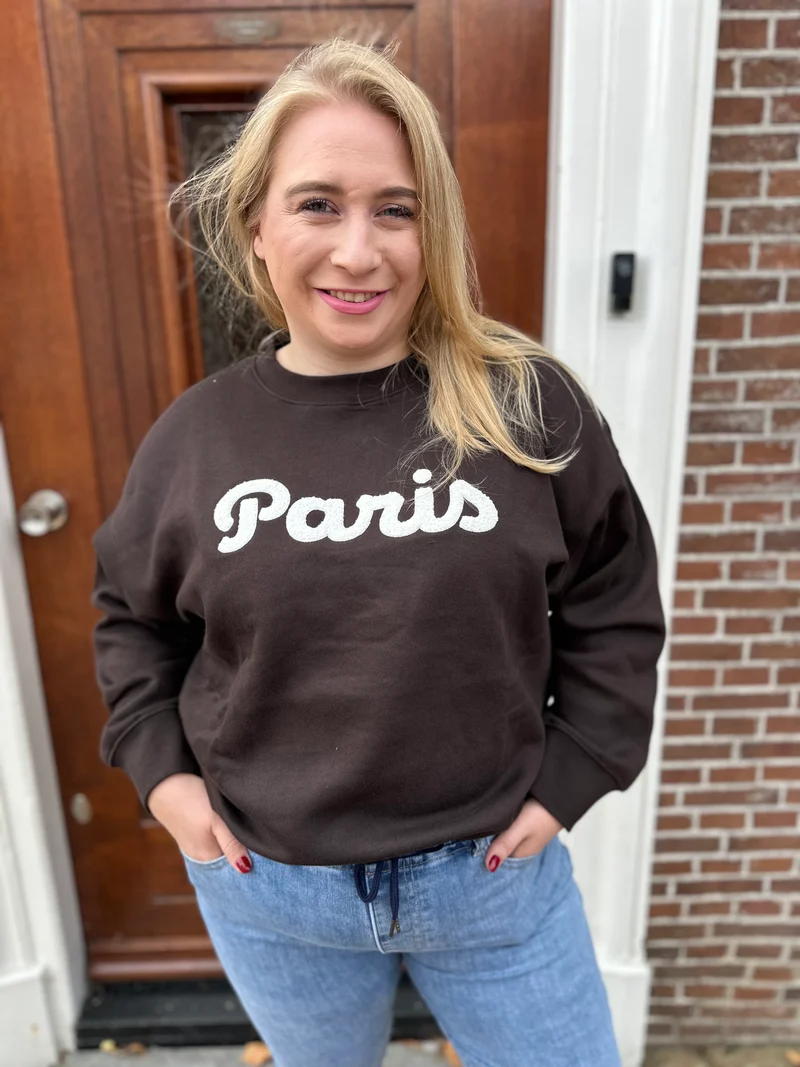 VMCCAISA ALINA LS SWEAT BOX JRS CUR Chocolate
