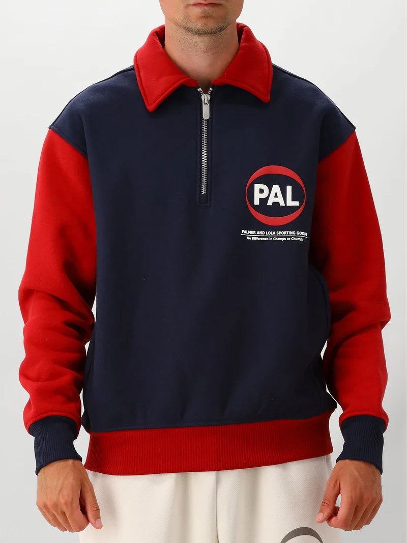 Pal Sporting Goods Sweater Half Zip Blauw Pre Game