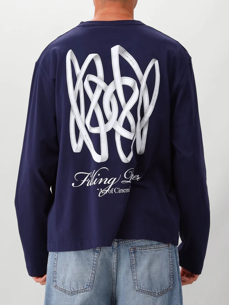Filling Pieces Longsleeve Blauw Film Strip