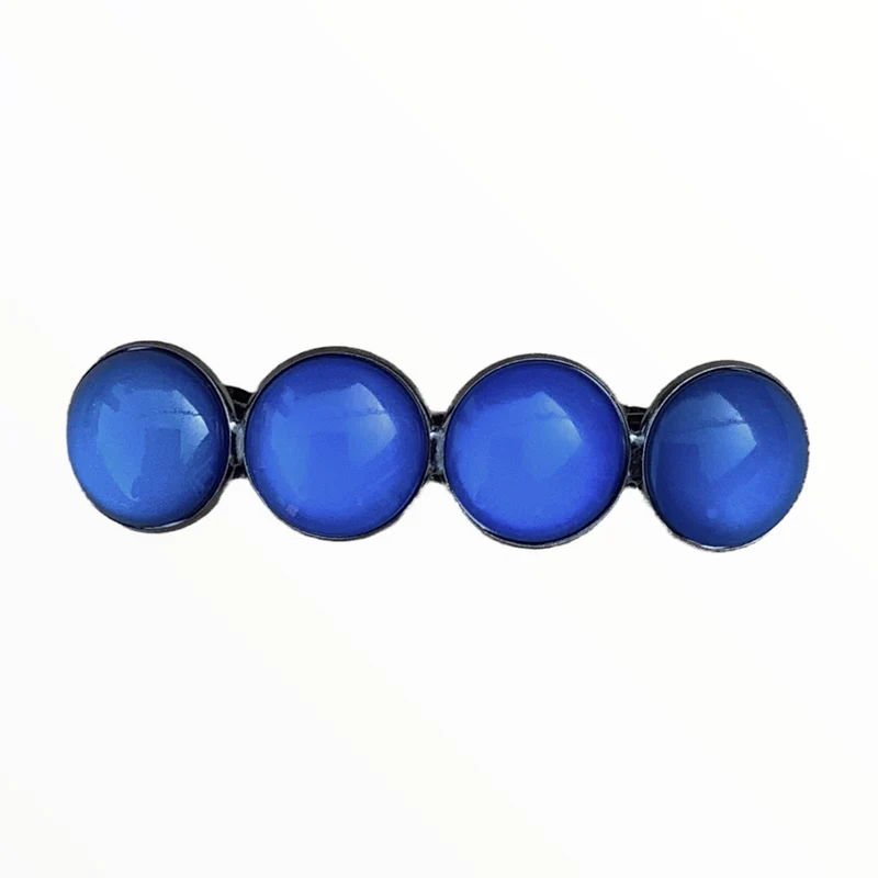 Color Hairclip haarspeld effen blauw color XL