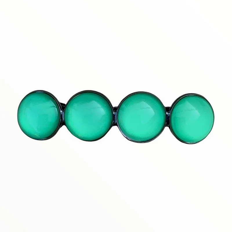 Color Hairclip haarspeld effen lichtgroen XL