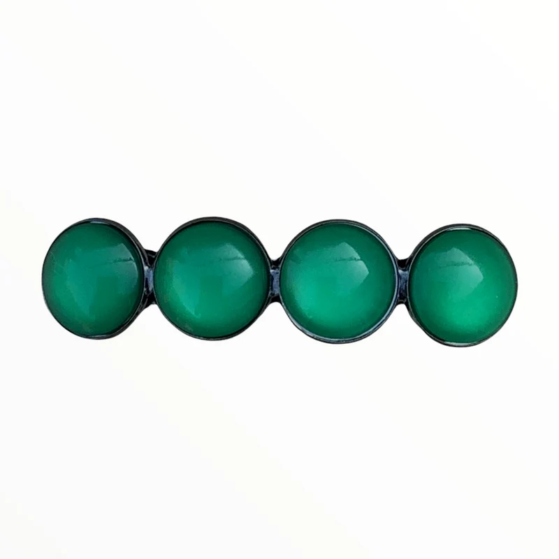 Color Hairclip haarspeld effen groen XL