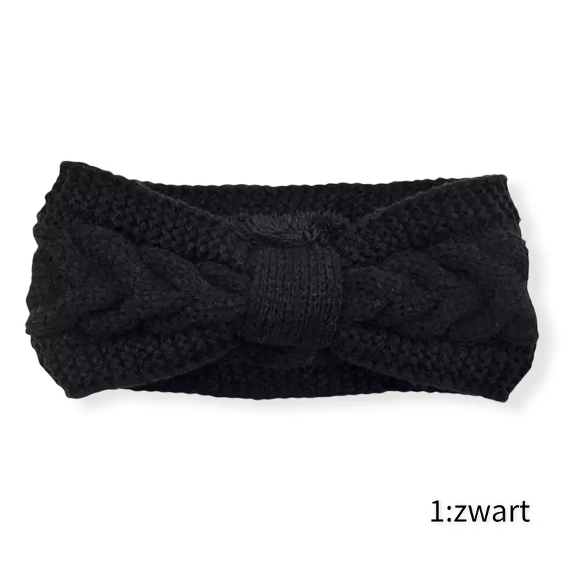 Haarband / Oorwarmer winterwarm breisel met fleece voering