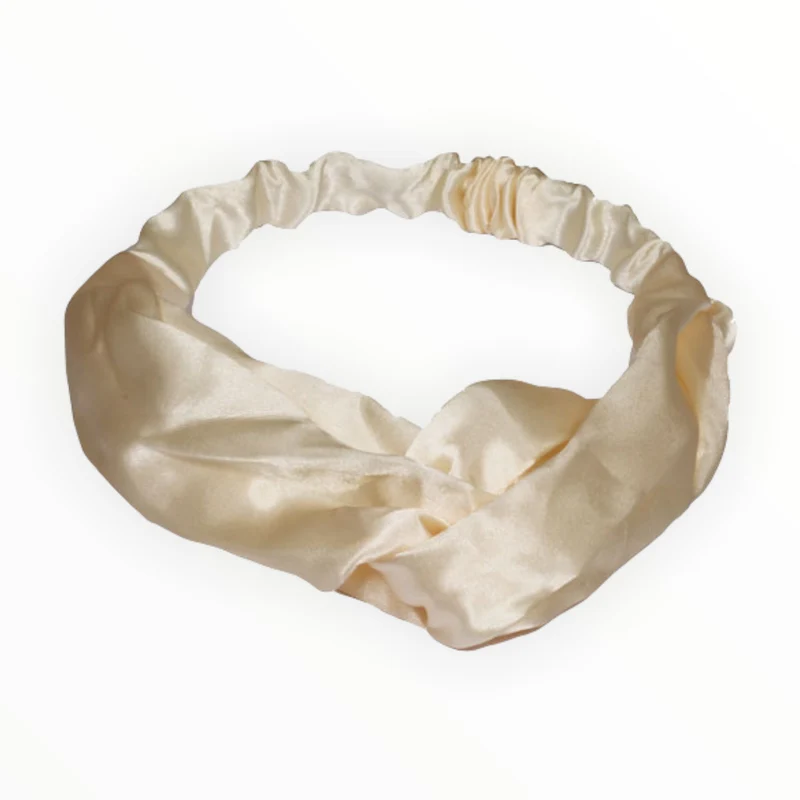 Haarband Silk ivoor
