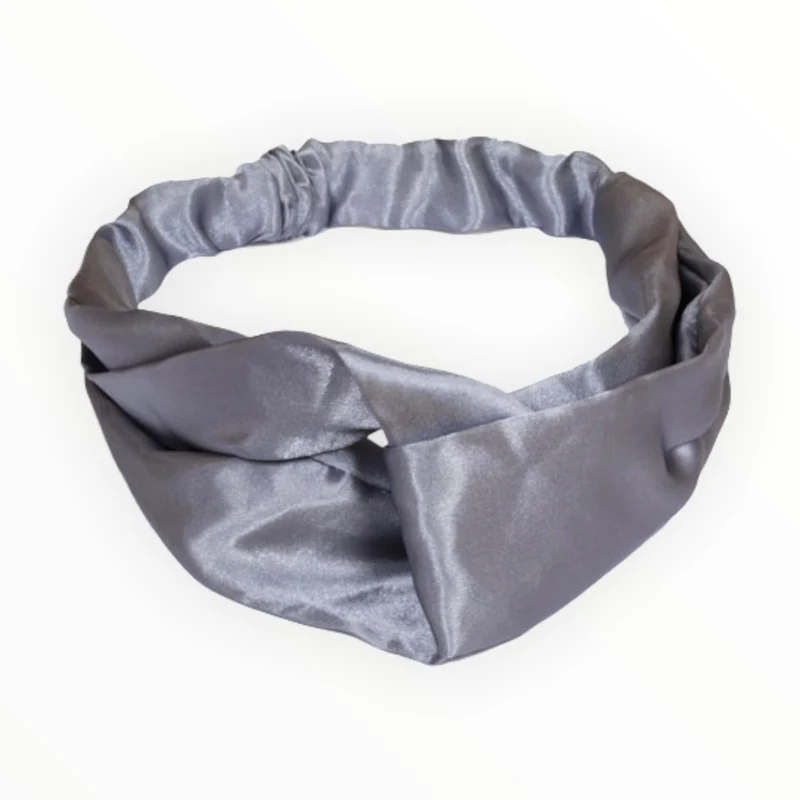 Haarband Silk grijs
