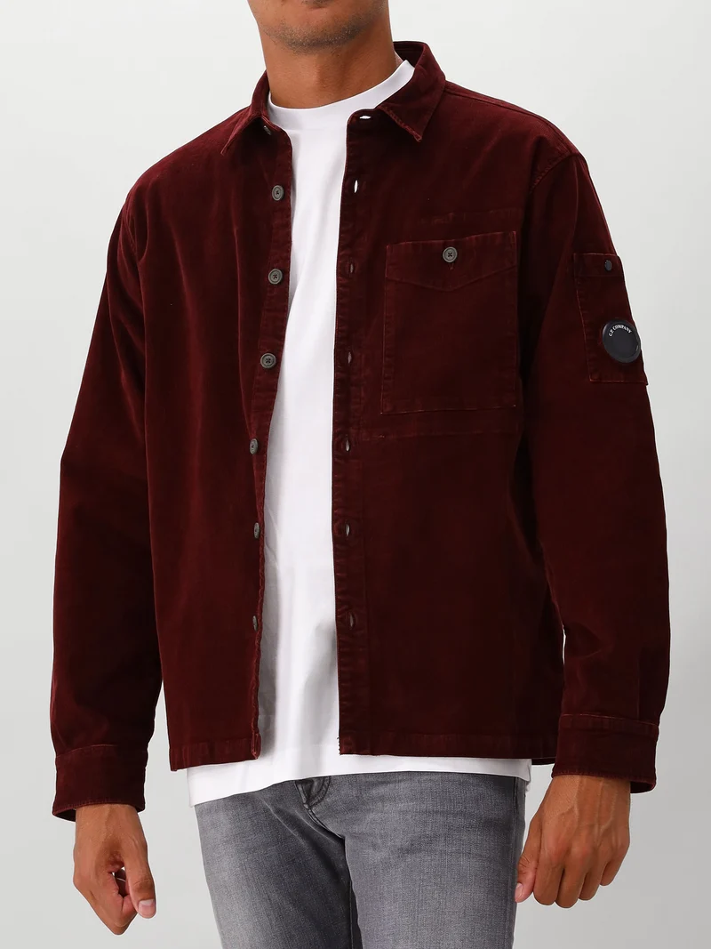 C.P. Company Overshirt Rood Corduroy