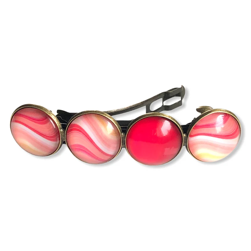 Color Hairclip haarspeld coral waves XL-085.25