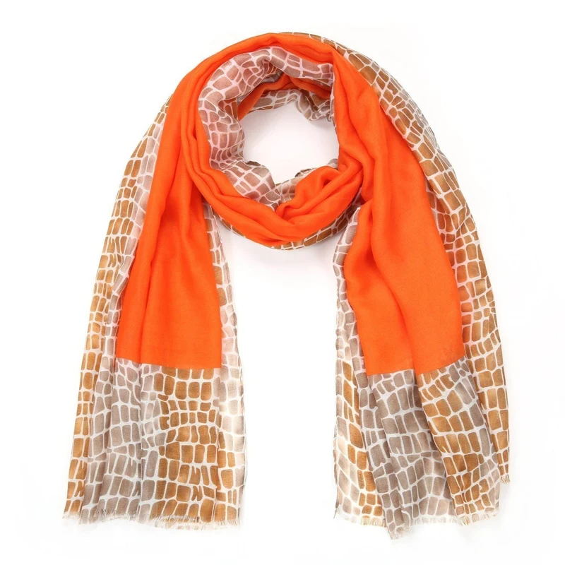 Sjaal Happy Orange
