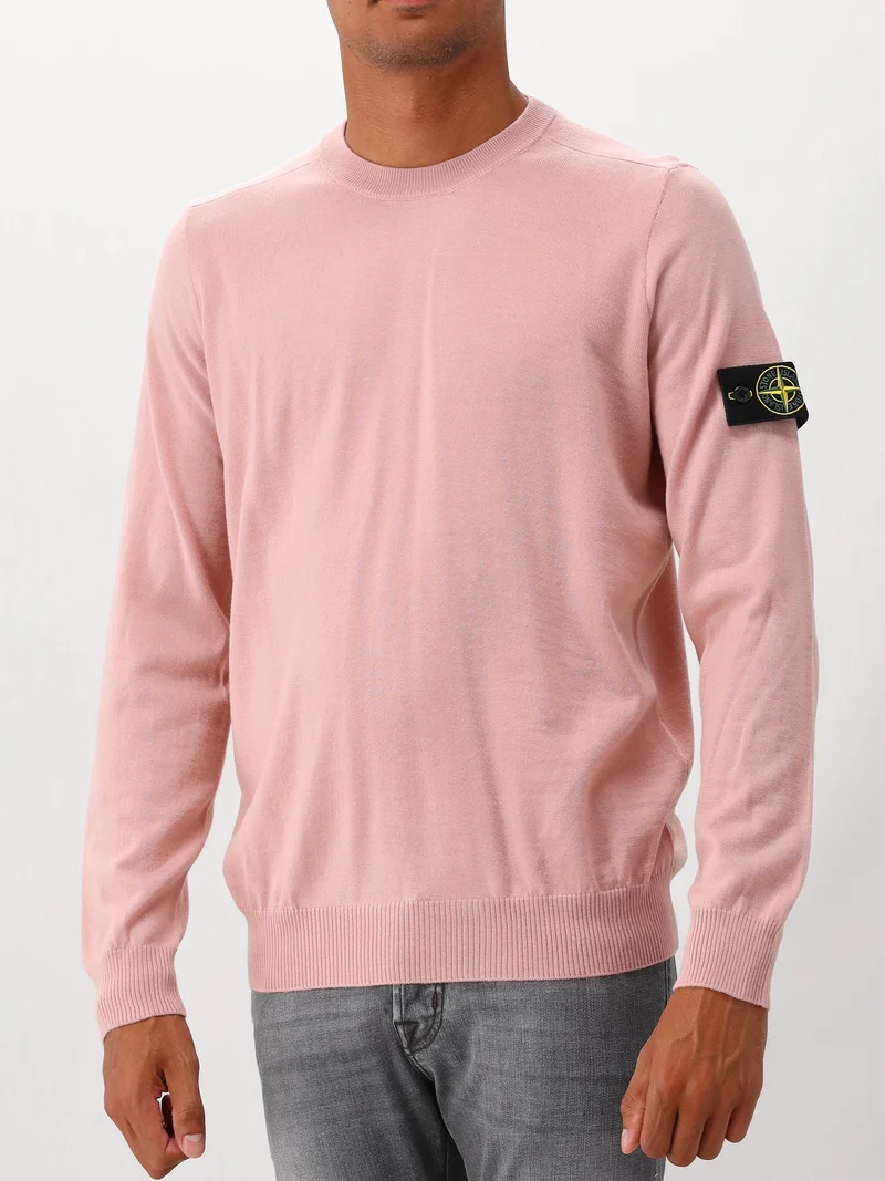 Stone Island Gebreide Trui Roze