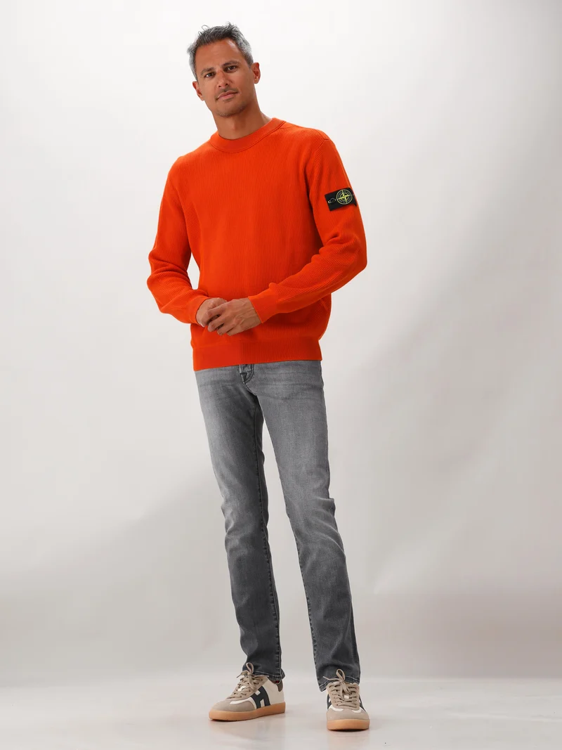 Stone Island Gebreide Trui Oranje